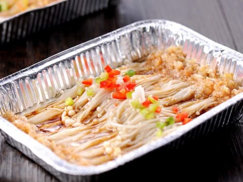 汶上锡纸烤金针菇